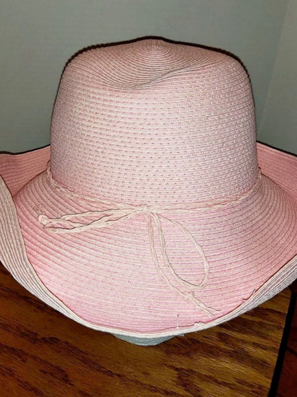 Dorfman Pacific Pink Western Sun Hat Like New